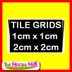 Grid tile mini mosaic - place vitreous tiles in grids to make mosaic patterns.
